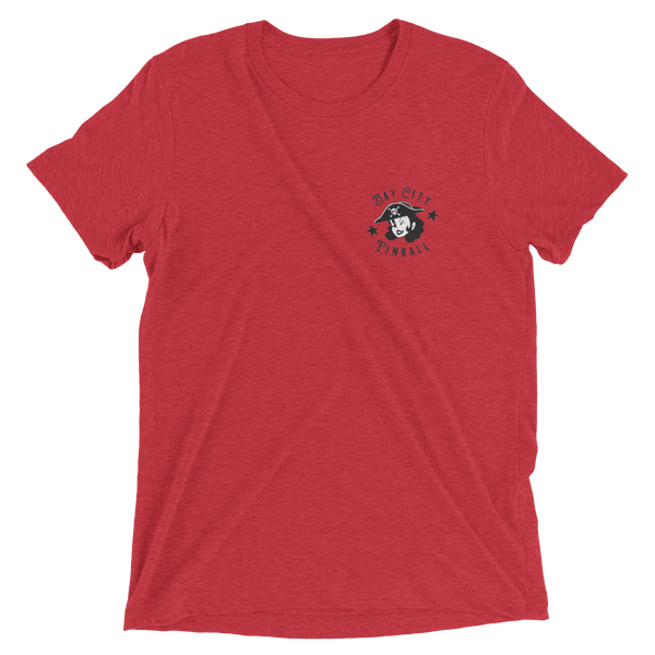 Bay City Pinball Back Design - Premium Triblend T-shirt