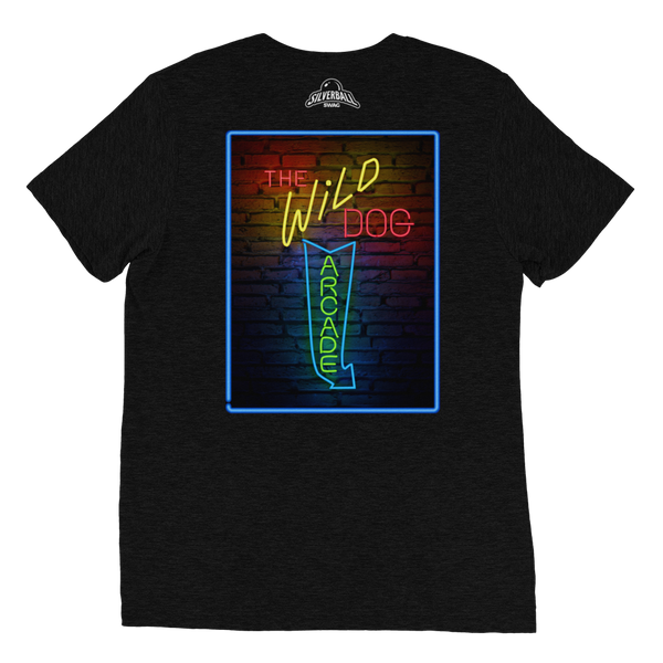 Wild Dog Arcade Front + Back Logos - Premium Triblend T-shirt