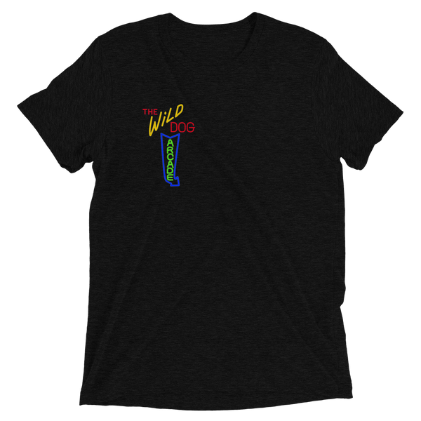 Wild Dog Arcade Front + Back Logos - Premium Triblend T-shirt