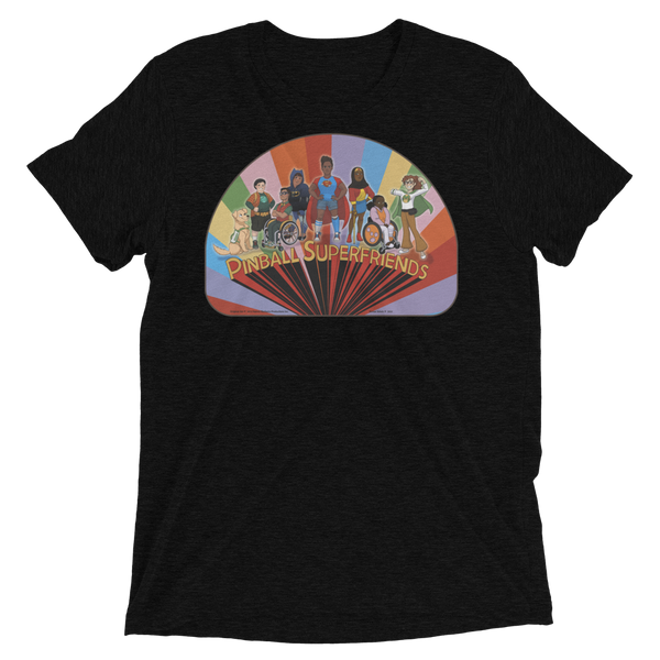 Pinball Superfriends - Premium Tri-blend T-shirt
