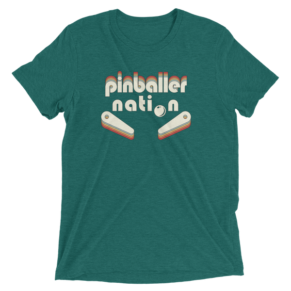 Pinballer Nation - Premium Tri-blend T-shirt