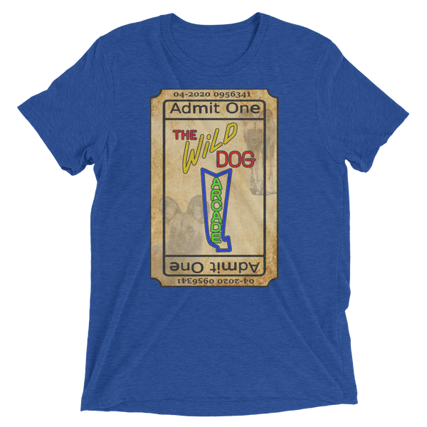 Wild Dog Arcade Ticket - Premium Tri-blend T-shirt