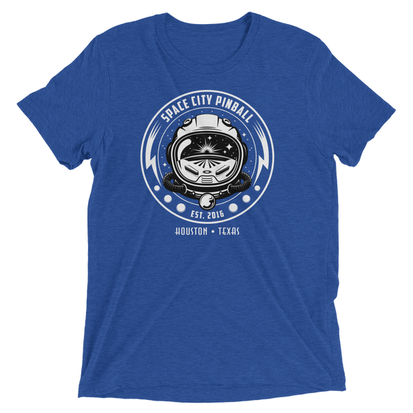 Space City Pinball B/W - Premium Tri-blend T-shirt