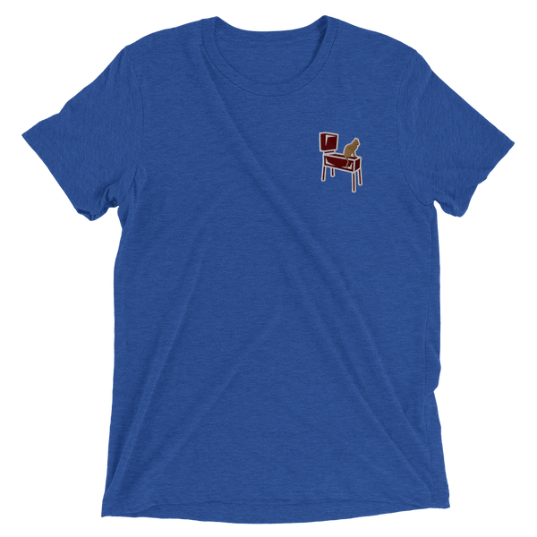 Pinball Cats - Embroidered Premium Tri-blend T-shirt