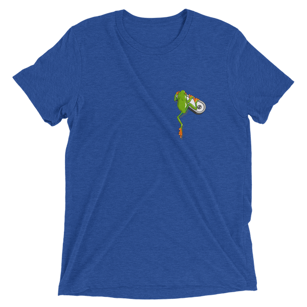 Frog Flipper Hop - Premium Tri-blend t-shirt