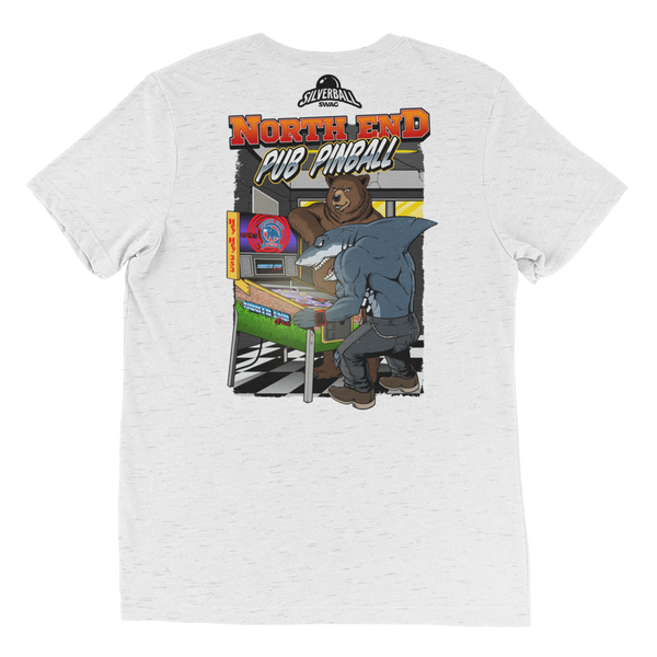 North End Pub Shark and Bear - Premium T-shirt