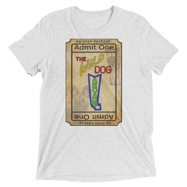 Wild Dog Arcade Ticket - Premium Tri-blend T-shirt