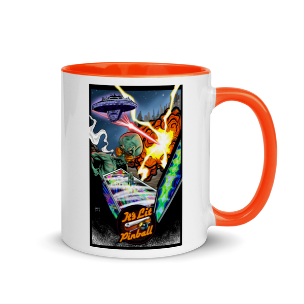 It's Lit Pinball Alien - Mug