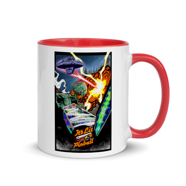 It's Lit Pinball Alien - Mug