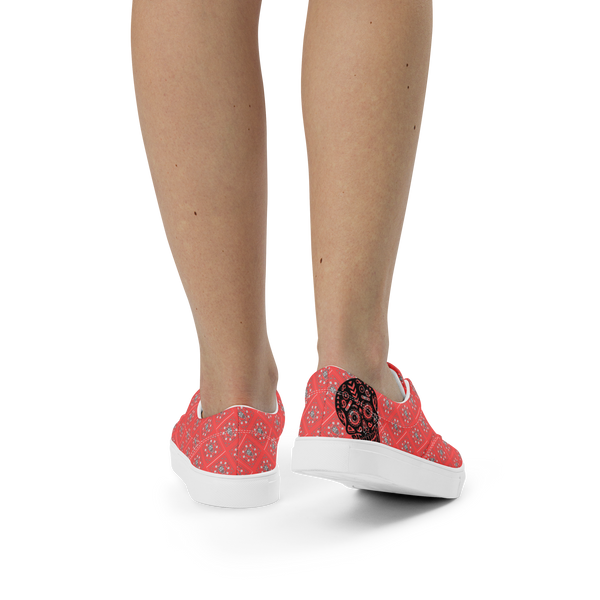 Day of the Dead Pinball - Women’s lace-up canvas shoes