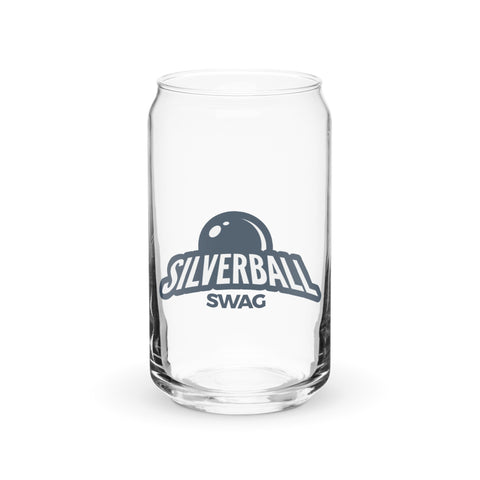 Silverball Swag - Can-shaped glass