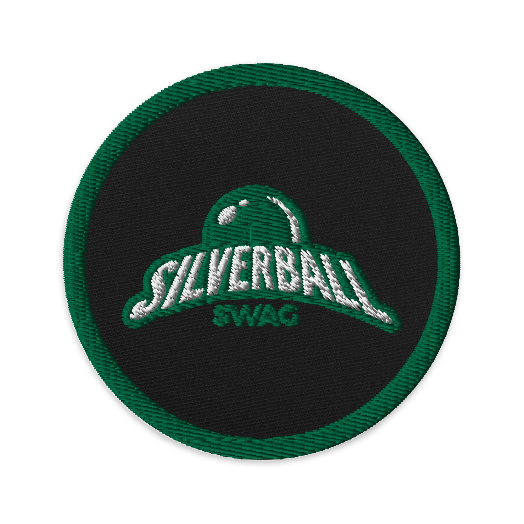 Silverball Swag - Embroidered Circle Patch (multiple colors available)