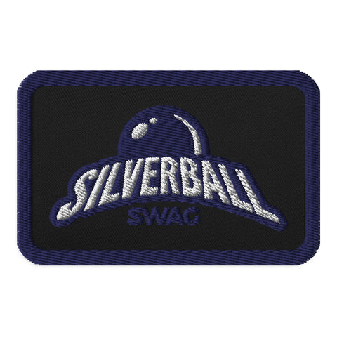 Silverball Swag - Embroidered Rectangle Patch (multiple colors available)