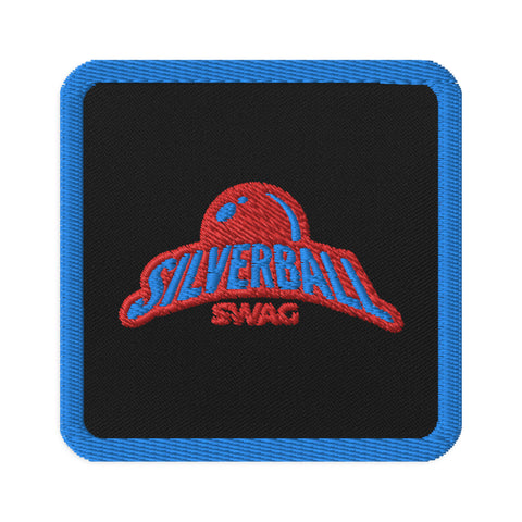 Silverball Swag - Embroidered Square Patch (multiple colors available)