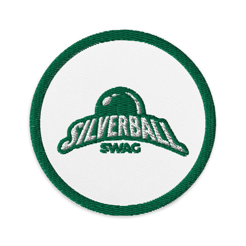 Silverball Swag - Embroidered Circle Patch (multiple colors available)