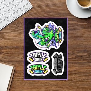 Triple Drain - Sticker sheet