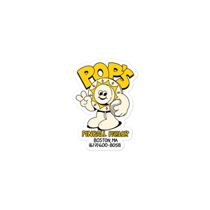 Pop's Pinball Parlor New Design - Stickers