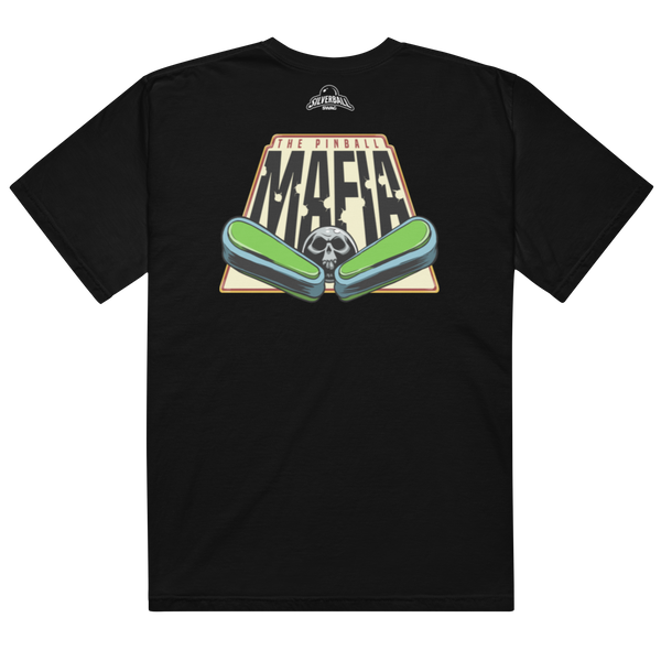 The Pinball Mafia Ball w/Back - Comfort Colors Heavyweight T-shirt