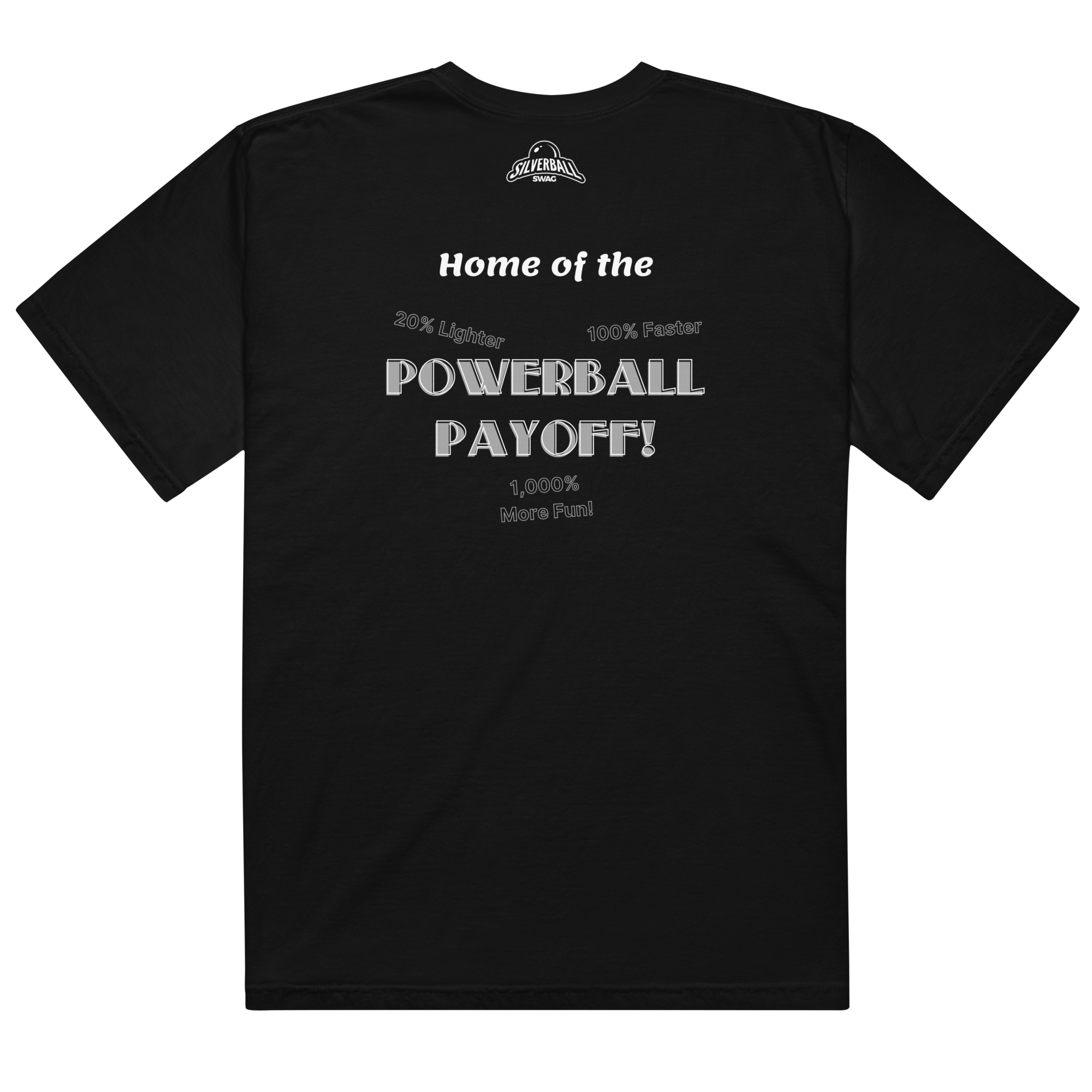 The Pinball Mafia Powerball Payoff - Comfort Colors Heavyweight T-shirt