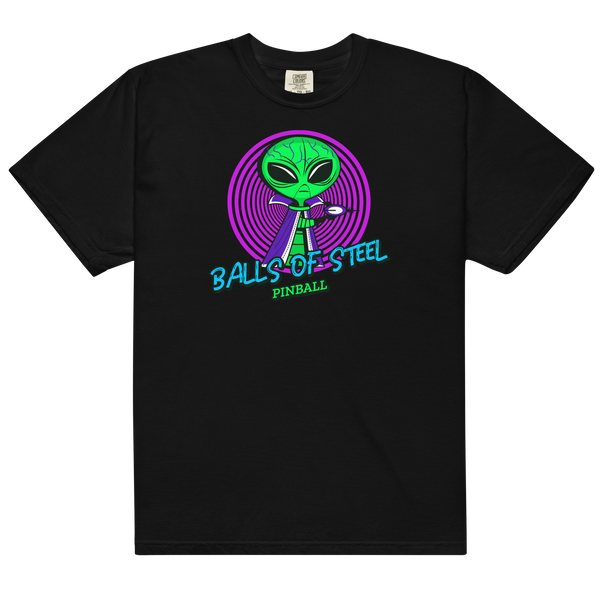 Balls of Steel Alien - Heavyweight T-shirt