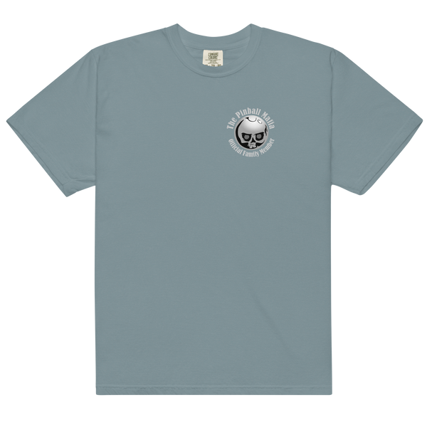 The Pinball Mafia Ball w/Back - Comfort Colors Heavyweight T-shirt