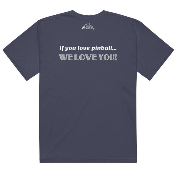 The Pinball Mafia If you love... - Comfort Colors Heavyweight T-shirt