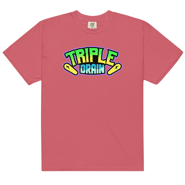 Triple Drain (Full Color) - Heavyweight T-shirt