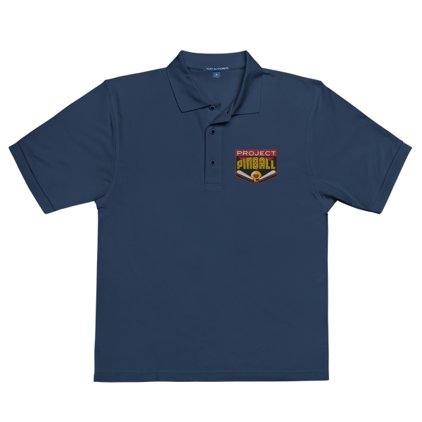 Project Pinball - Embroidered Premium Polo