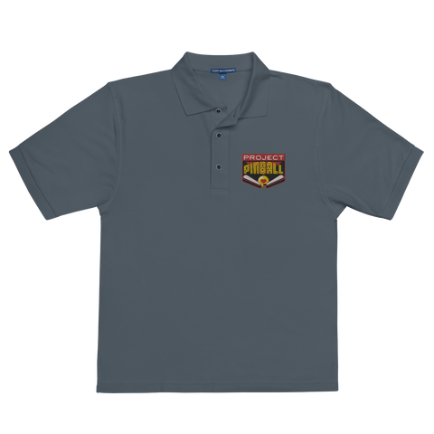 Project Pinball - Embroidered Premium Polo