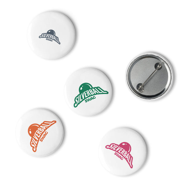 Silverball Swag - Set of pin buttons