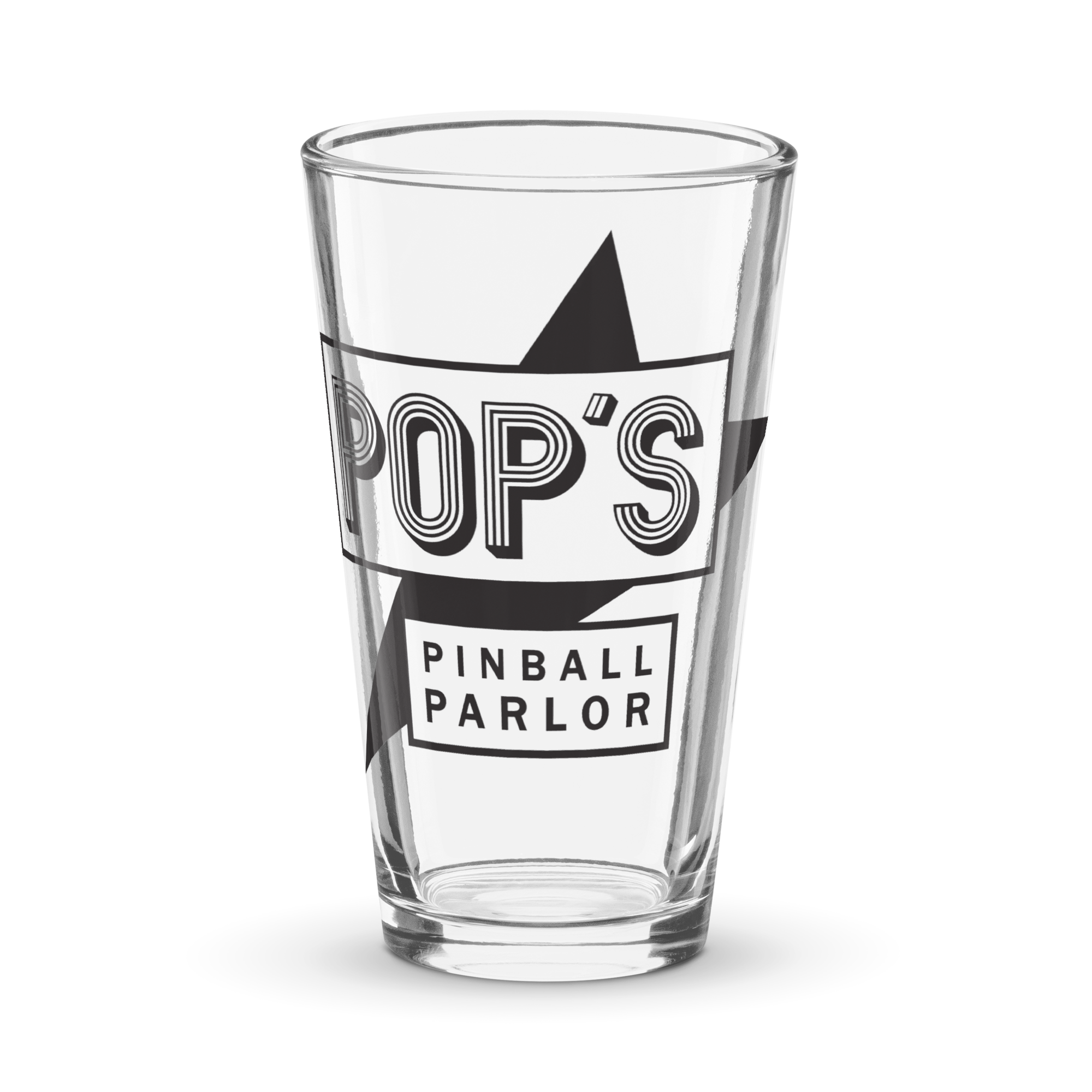 Pop's Pinball Parlor - Pint glass
