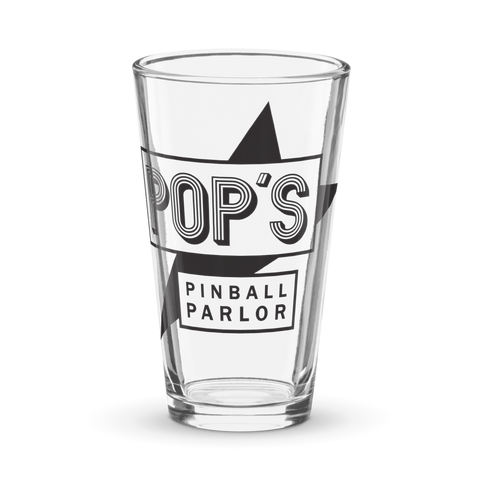 Pop's Pinball Parlor - Pint glass