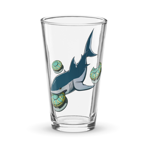 Shark Bumpers - Pint glass