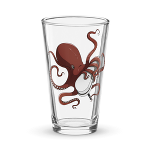 Octopus Flipper - Pint glass
