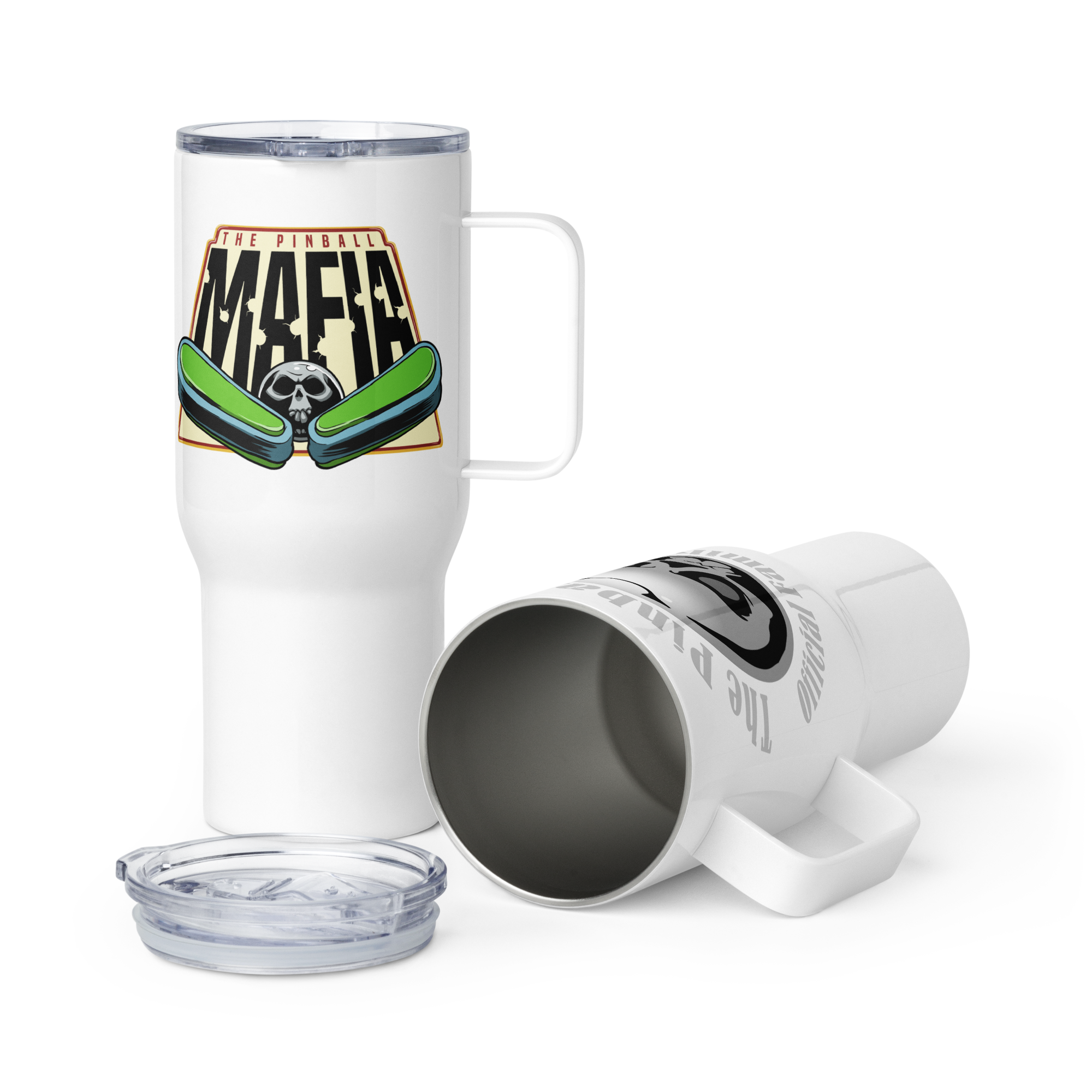 The Pinball Mafia - Travel mug with a handle