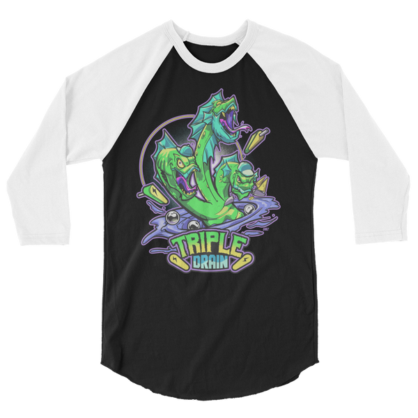 Triple Drain Hydra - 3/4 Sleeve Shirt