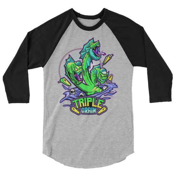 Triple Drain Hydra - 3/4 Sleeve Shirt