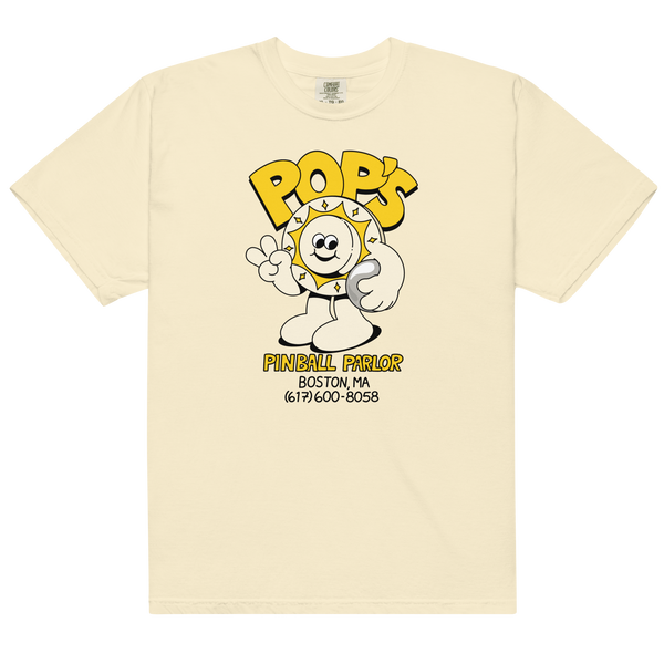 Pop's Pinball Parlor New Design - Heavyweight t-shirt