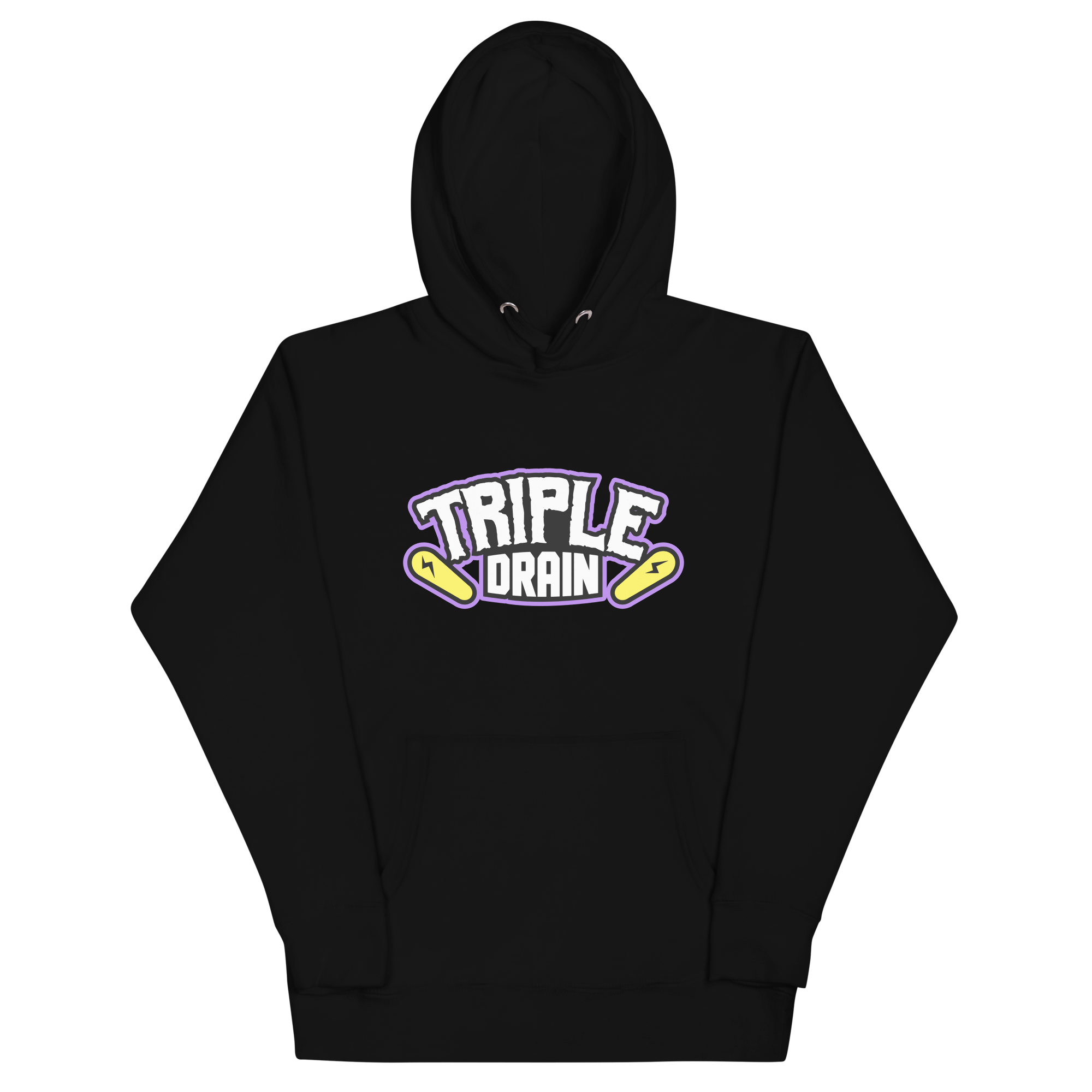 Triple Drain (White Front Only) - Unisex Hoodie