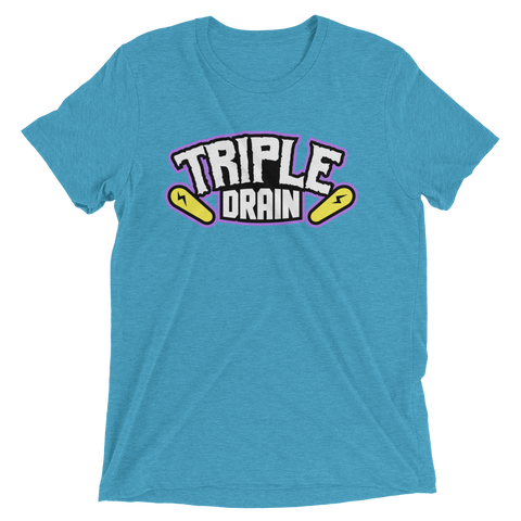 Triple Drain (White) - Premium Tri-blend T-shirt