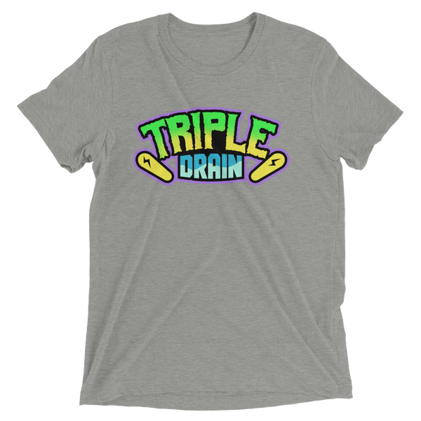 Triple Drain (Full Color) - Premium Tri-blend T-shirt