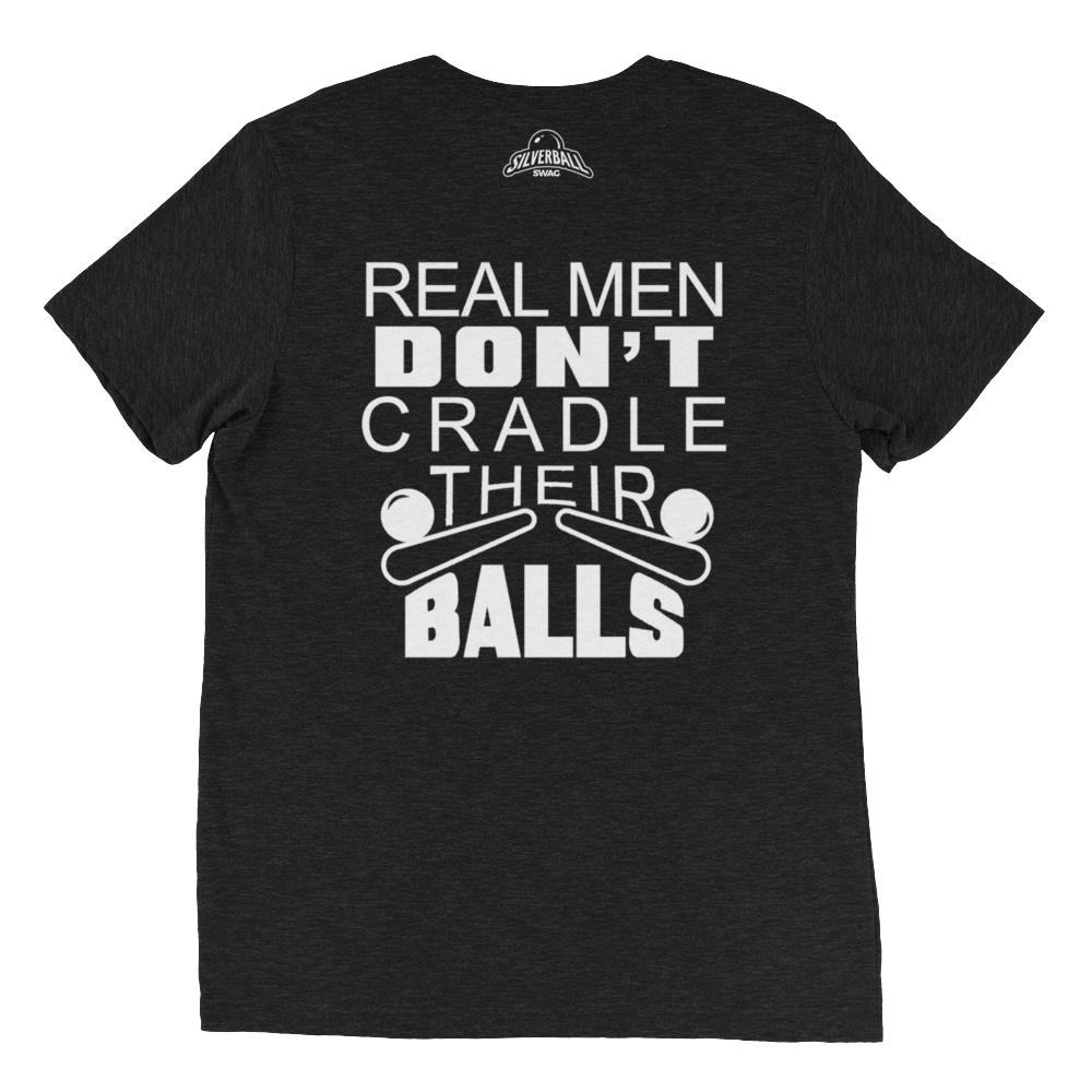 London Pinball UK Real Men - Premium Tri-blend T-shirt