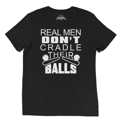 London Pinball UK Real Men - Premium Tri-blend T-shirt