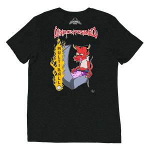 London Pinball Demon Multiball - Premium Tri-blend T-shirt