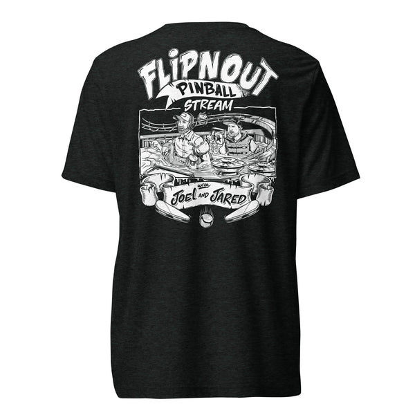 Flipnout Pinball Stream- Lux Short sleeve t-shirt