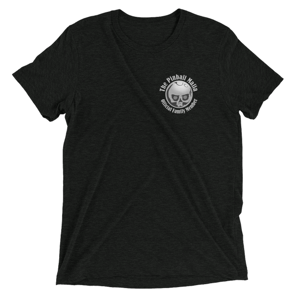 The Pinball Mafia Ball w/Back - Premium Tri-Blend T-shirt