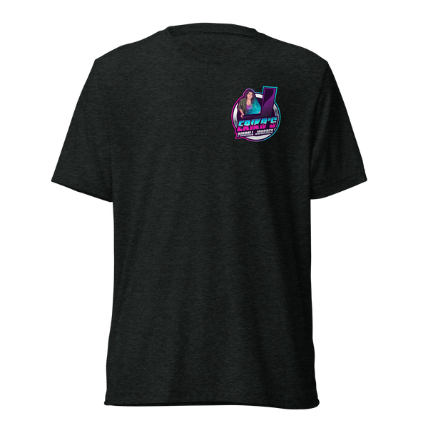 Erika's Pinball Journey Silhouette - Premium Tri-blend Shirt