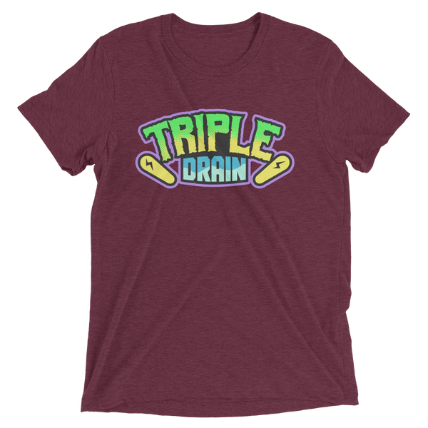 Triple Drain (Full Color) - Premium Tri-blend T-shirt