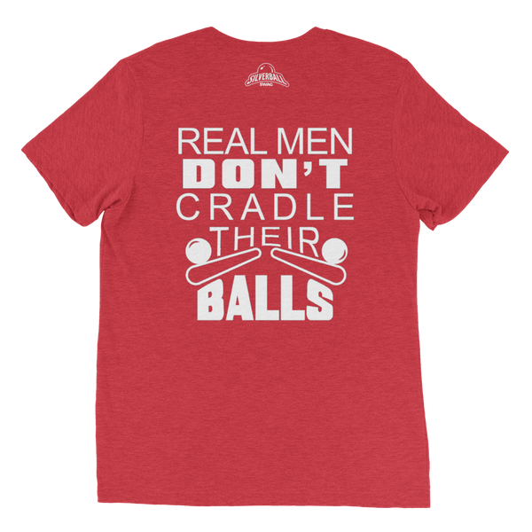 London Pinball UK Real Men - Premium Tri-blend T-shirt