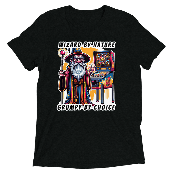 The Flipside Grumpy Wizard - Premium Tri-blend T-shirt